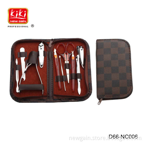 Nail Care Product. Professional Nail Care Accessories. 10 In 1 Manicure Set